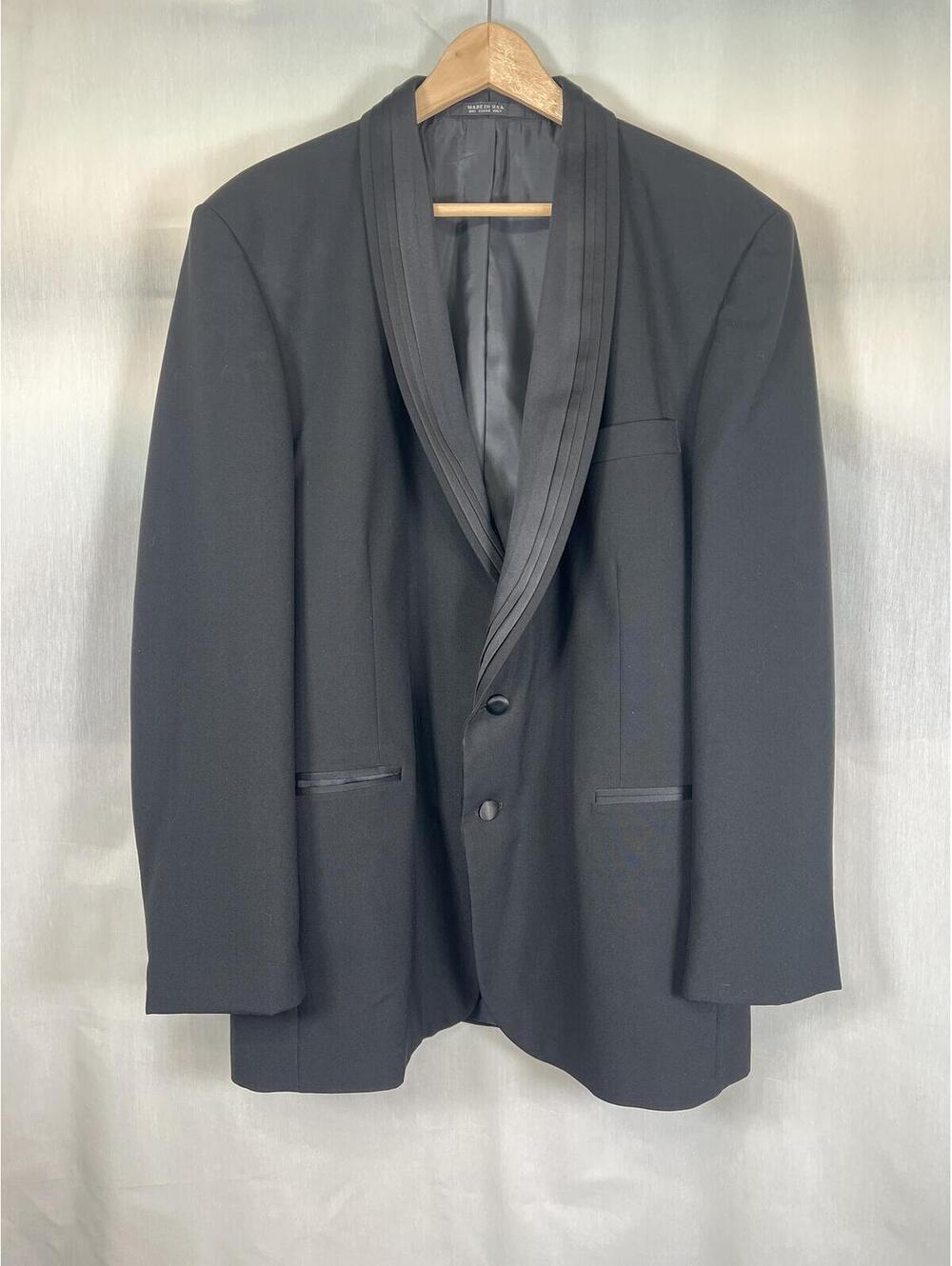 After Six Black Shawl Collar Tuxedo Jacket Blazer Men's 42R